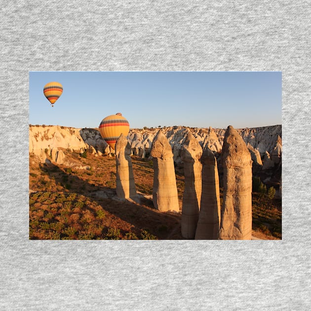 Sunshine Kisses The Balloons, Goreme, Turkey by Carole-Anne